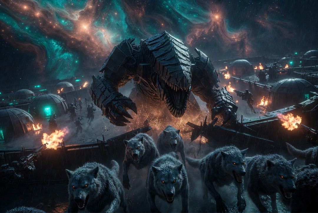 Combined arms assault on the Dreadmaw