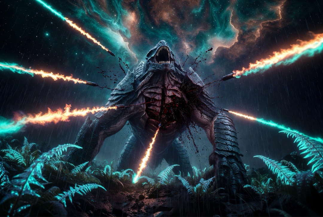 The kill shot on the Dreadmaw