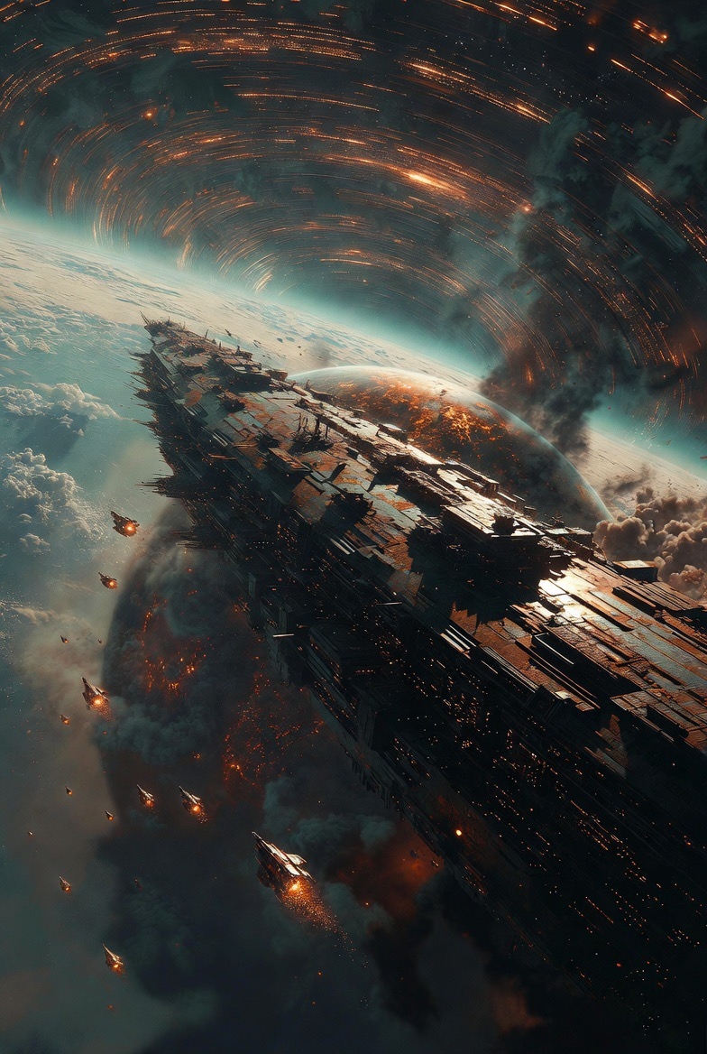 Odyssey fleet in orbit