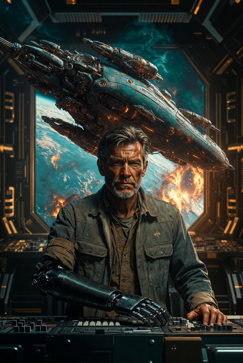 Theo at bridge with Odyssey